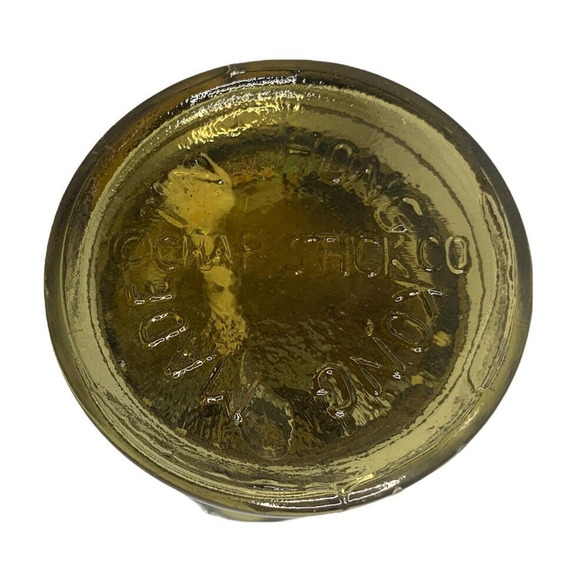 Vintage Chap Stick Co Amber Bottle Oil Lamp Religious Praying Hands Hong Kong 9" - Picture 9 of 10